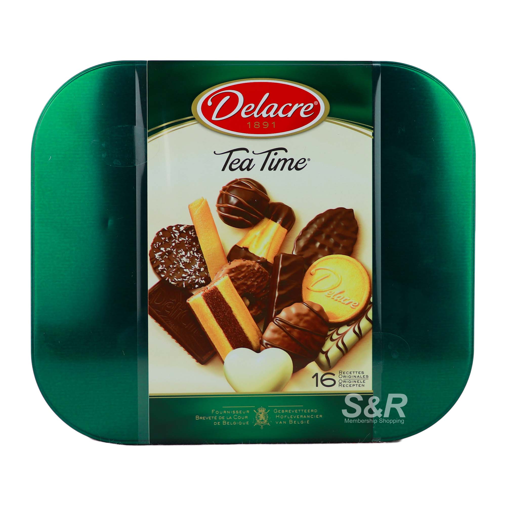 Delacre Tea Time Assorted Biscuits 1kg Delacre Tea Time Assorted Biscuits 1kg